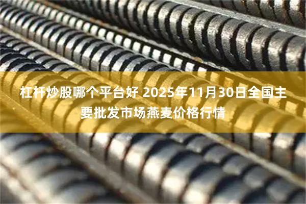 杠杆炒股哪个平台好 2025年11月30日全国主要批发市场燕麦价格行情